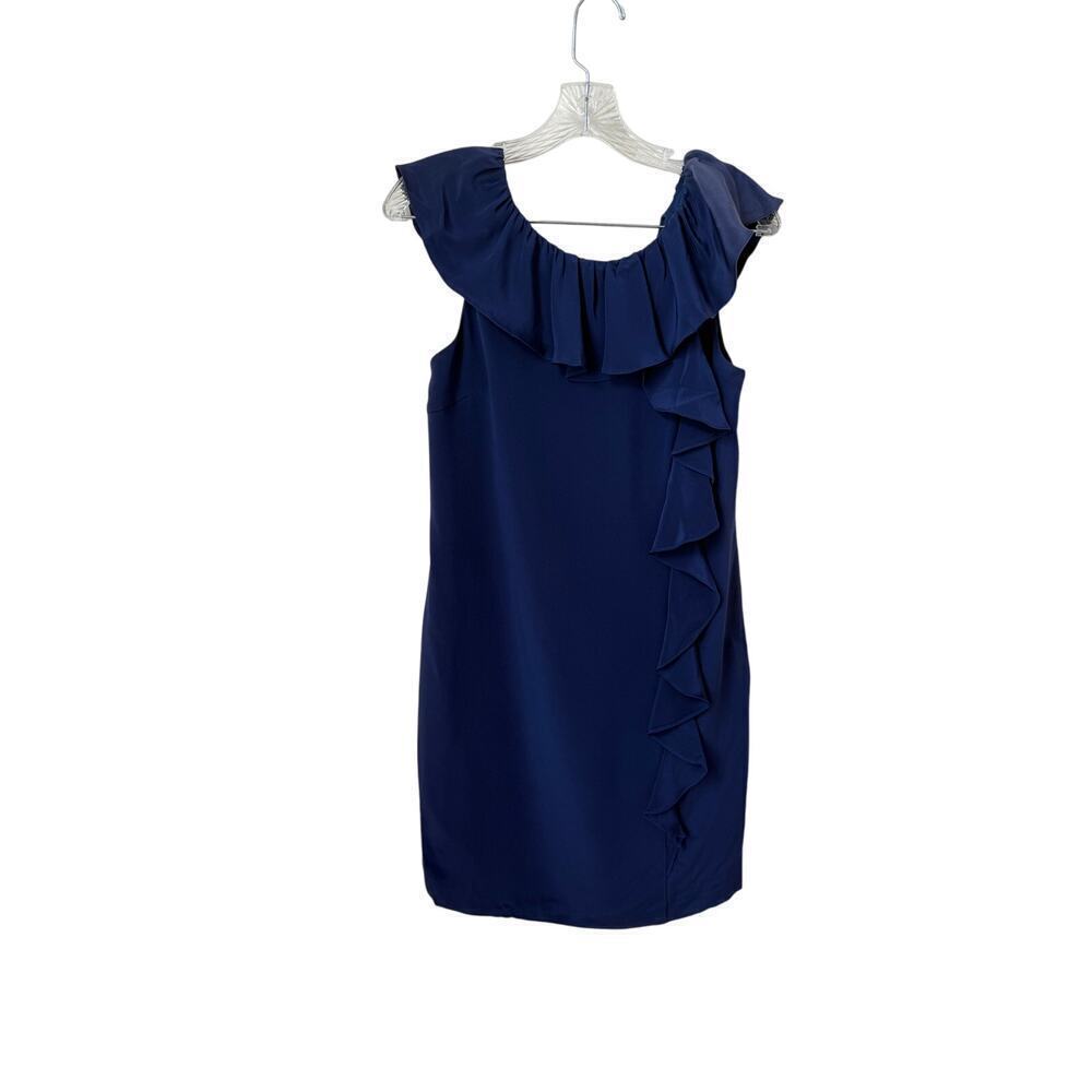 NWT Jay Godfrey Blue Ruffle Short Dress Size 6